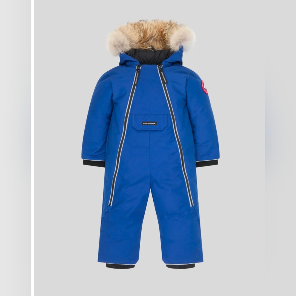 Canada Goose Blue Baby Snowsuit 12-18 mo